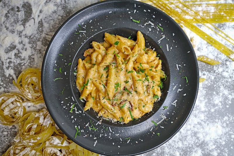 Baked Mostaccioli Pasta